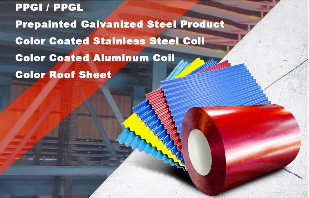 PVDF/SMP/HDP Ral Color Coated Pre Painted Galvanized Steel Coils PPGI Coil